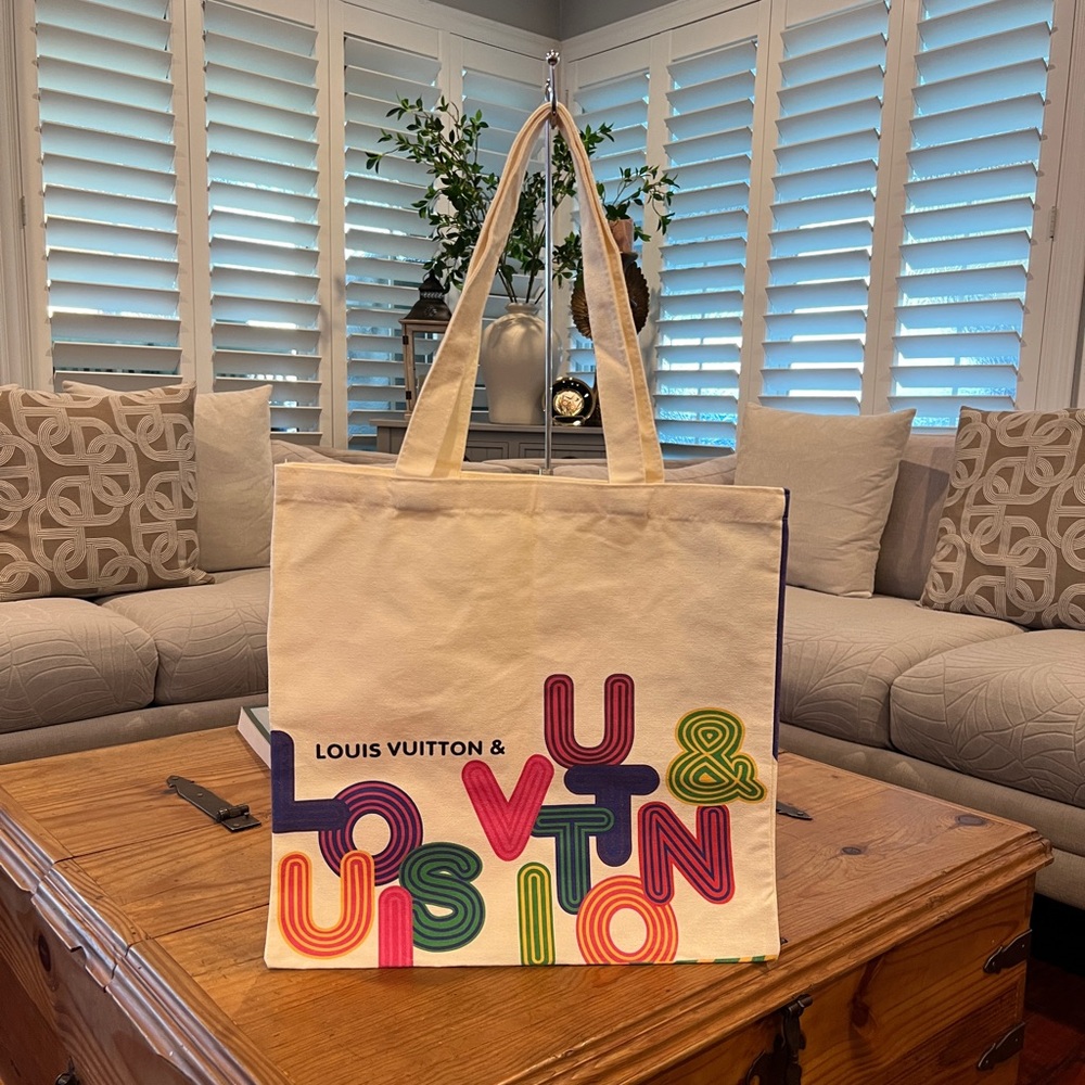 Louis Vuitton Multicolor Canvas Tote NEW - Picture 9 of 16